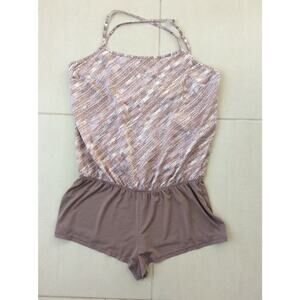 Victoria's Secret Intimates Romper Sleepwear Multicolor Print